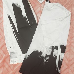 Matching jeans and tee-shirt